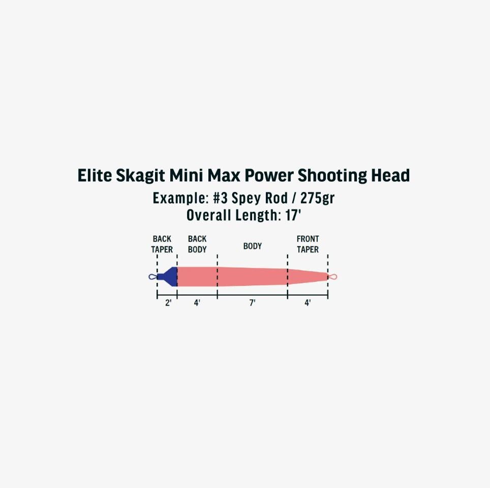 Rio Elite Skagit Mini Max Shooting Head Fly Line